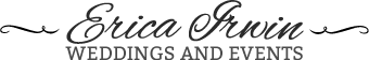 Erica Irwin Weddings Logo.